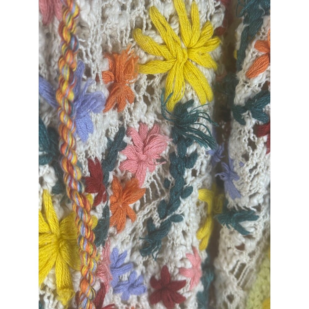 Free People Multicolor Floral Crew Neck Sweater - Picture 7 of 16